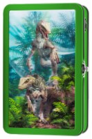 Find It Metal 3D Dinosaur Pencil Box - Green Perspective: Main