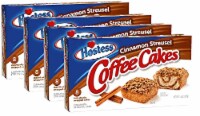 Hostess Cinnamon Streusel Coffee Cakes (8 count) 11.6 oz Box - Pack of 4