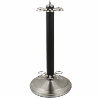 24 H Pool Cue Holder-Matte Blk/ St