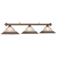 60  3 Lt Billiard Light-Old Brown