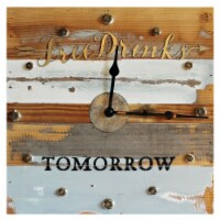 Free Drinks Tomorrow Clock