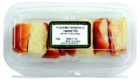 Mini Sandwiches on Hawaiian Rolls with Ham & Turkey Varieties Perspective: Main
