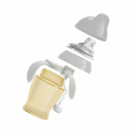 Darlyng & Co. Toddler Sippy Cup with Straw- (9 oz)(GREY)