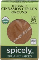 Spicely Organics Ground Ceylon Cinnamon Perspective: Main