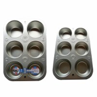 Familymaid 14198 10.4 x 7 in. 173G 6 Cup Cupcake & Muffin Pan