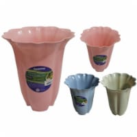 FamilyMaid 27689 7.9 in. Dia. x 9.5 in. Flower Pot Planter Vase, 4 Color