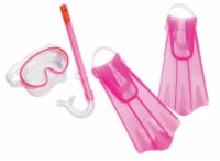 Speedo® Kid's Aqua Quest Snorkel Set - Pink Frost
