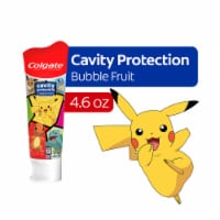 Colgate Kids Toothpaste with Fluoride Anti-Cavity & Cavity Protection Pokemon Mild Bubble Fruit