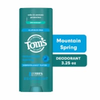 Tom’s of Maine Mountain Spring Natural Deodorant for Women and Men Aluminum Free