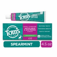 Tom’s of Maine Toothpaste Fluoride Free with Antiplaque & Whitening Spearmint Flavor Perspective: Main
