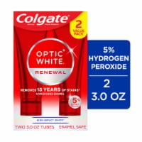 Colgate Optic White Renewal Whitening Toothpaste Value Pack High Impact White Perspective: Main