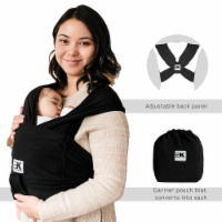 Baby K'tan Pre-Wrapped Ready To Wear Baby Carrier: Basic Black XL