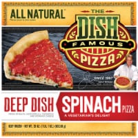 The Dish Deep Dish Spinach Frozen Pizza