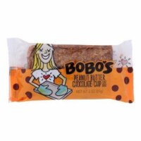 Bobo's Oat Bars - Oat Bites Peanut Butter Chocolate Chip Gluten Free - Case of 24 - 1.3 OZ