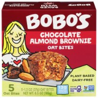 Bobo's Oat Bars - Oat Bite Chocolate Almond Brownie 5/1.3 oz - Pack of 6