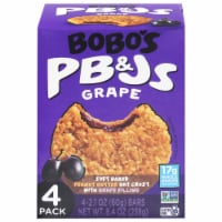 Bobo's® Grape Peanut Butter and Jelly Snack Bars Perspective: Main