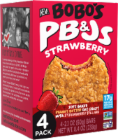 Bobo's® Strawberry Peanut Butter and Jelly Snack Bars Perspective: Main