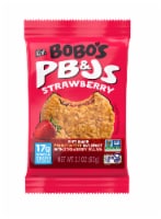Bobo's® Strawberry Peanut Butter & Jelly Oat Snack Perspective: Main