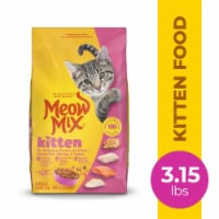 Meow Mix® Kitten Lil Nibblers Chicken Salmon Turkey and Ocean Fish Dry Cat Food