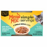 Meow Mix Simple Servings Tuna & Ocean Whitefish Wet Cat Food Perspective: Main