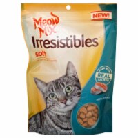 Meow Mix Irresistiblies Real Salmon Soft Cat Treat Perspective: Main
