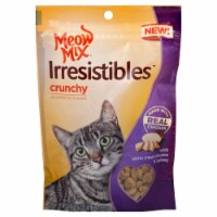 Meow Mix Irresistibles White Meat Chicken & Turkey Crunchy Cat Treats Perspective: Main