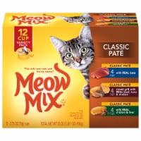 Meow Mix® Classic Pate Wet Cat Food Variety Pack Perspective: Main