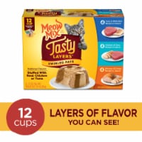 Meow Mix® Tasty Layers™ Swirled Pate Cat Food Variety Pack