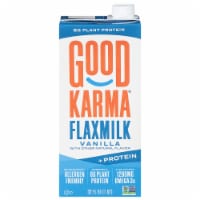 Good Karma Foods Omega 3 + Protein Vanilla Lightly Sweetened Flaxmilk Perspective: Main