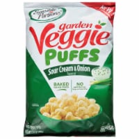 Sensible Portions Sour Cream & Onion Veggie Puffs Baked Corn Puffs