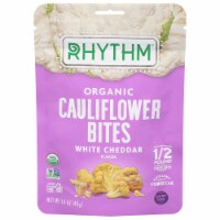 Rhythm® Organic White Cheddar Flavor Cauliflower Bites Perspective: Main