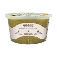 Del Real Foods Salsa de Molcajete Verde Fire Roasted Green Salsa