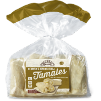 Del Real® Foods Cheese & Green Chile Tamales 6 Count