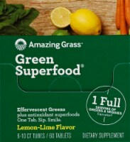 Amazing Grass Green Superfood Lemon-Lime Effervescent Greens Tablets