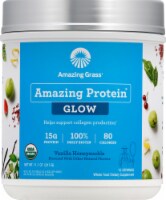Amazing Grass GLOW Vegan Collagen Support and Vanilla Honeysuckle Plant Based Protein Powder