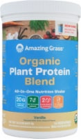 Amazing Grass Organic Plant Protein Blend: Vegan Pure Vanilla Protein Powder Perspective: Main