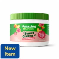 Amazing Grass Sweet Greens Superfood Peach Hibiscus Powder 4.4 oz Perspective: Main