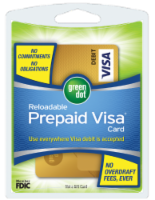 Green Dot Visa Reloadable Prepaid Debit Card VL $20-$500