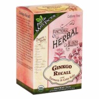 Mate Factor 234497 Functional Herbal Tea Blends Ginkgo Recall with Turmeric & Gotu Kola, 20 T