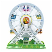 3D Puzzles CHA127 Ferris Wheel 3D Puzzle LED Motorized- 77 Pieces