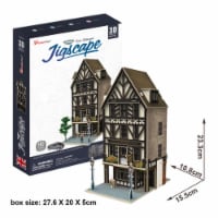 3D Puzzles CFHO4104H Tudor Restaurant 3D Puzzle, 44 Piece