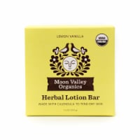 Moon Valley Organics Lemon Vanilla Herbal Lotion Bar Perspective: Main