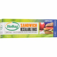 BioBag Resealable Compostable Sandwich Bags