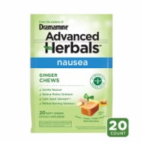 Dramamine Advanced Herbals Ginger Chews Nausea Relief Perspective: Main