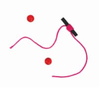 Aero-Float Micro Bobber Stop w/Beads - Pink Perspective: Main