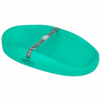 Bumbo Baby Infant Soft Foam Comfortable Changing Pad with Restrain Belt, Aqua