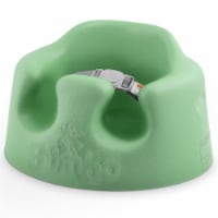 Bumbo Baby Infant Soft Foam Floor Seat with 3 Point Adjustable Harness, Hemlock
