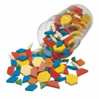 Learning Advantage Ctu7116 Wood Pattern Blocks
