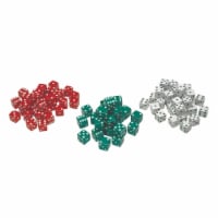 Learning Advantage Red Green & White Dot Dice Game 12/Pack CTU7367