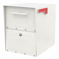 Architectural Mailboxes 6200W10 Oasis Jr. Curbside Locking Mailbox 15x11.5x18 Inch - White